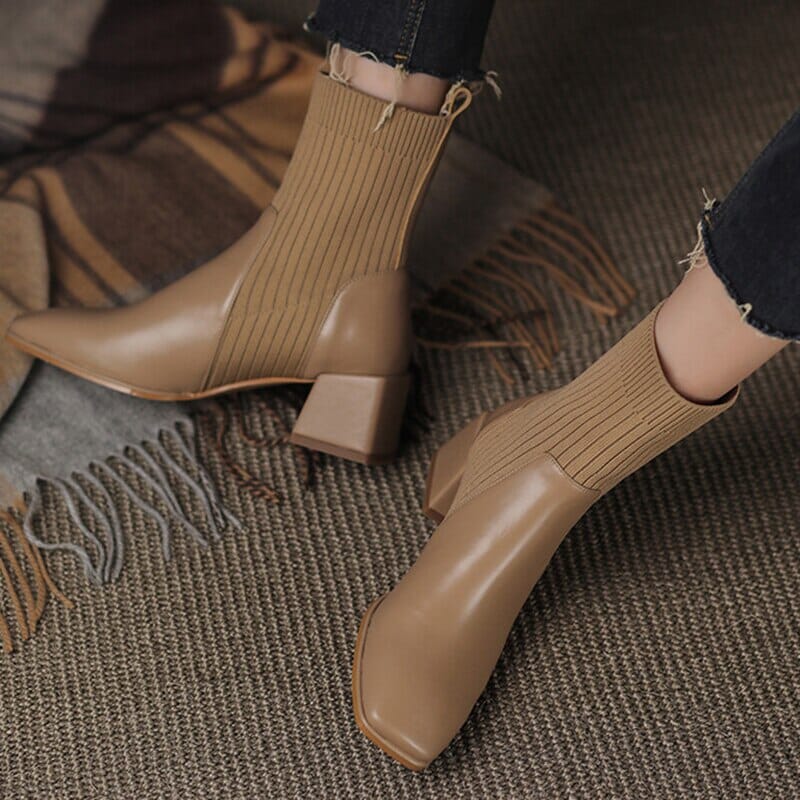 Bota Texana Feminina Cano Curto com Malha Dallas Western