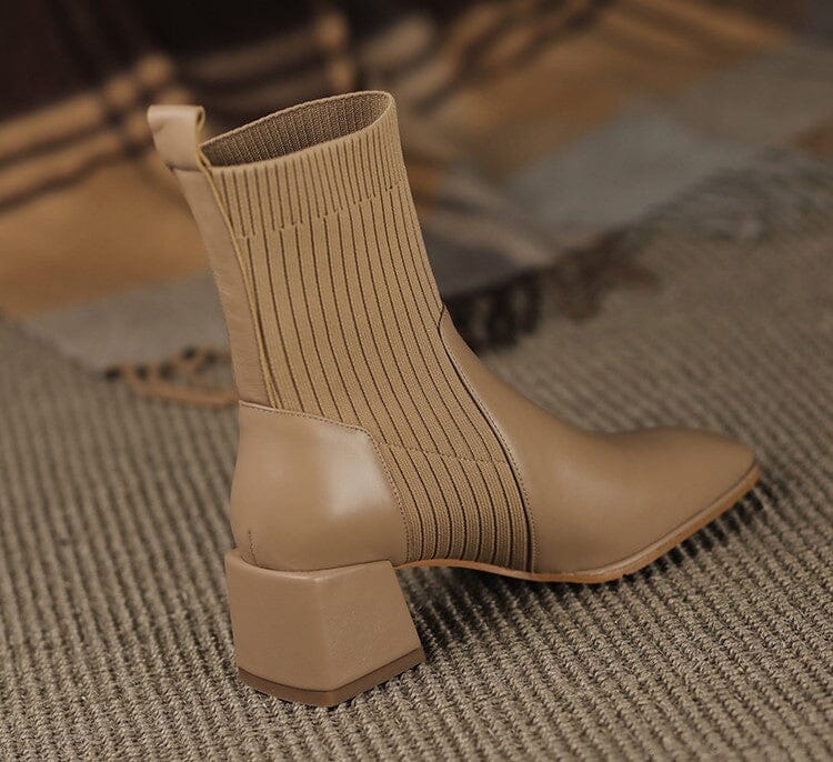 Bota Texana Feminina Cano Curto com Malha Dallas Western