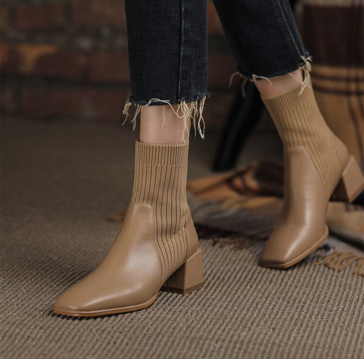 Bota Texana Feminina Cano Curto com Malha Dallas Western