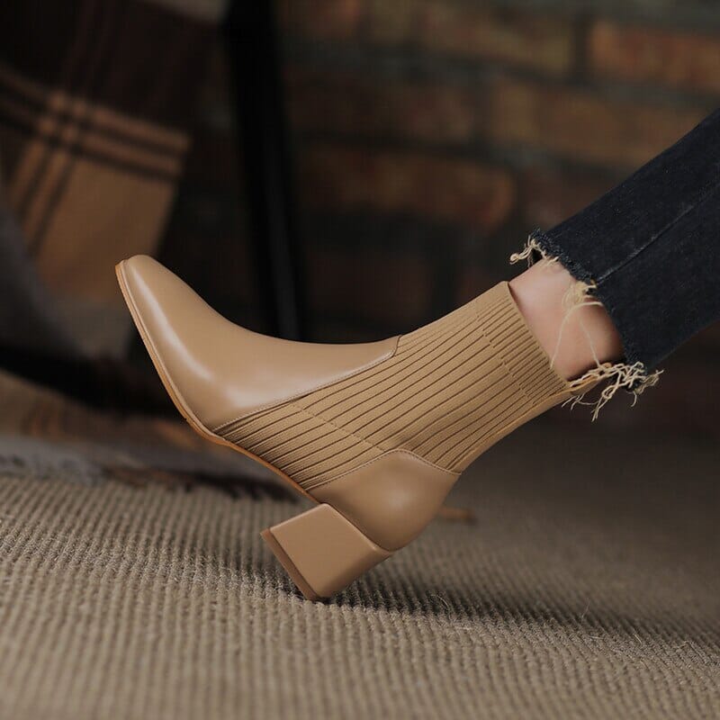 Bota Texana Feminina Cano Curto com Malha Dallas Western
