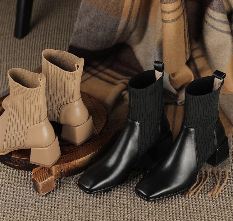Bota Texana Feminina Cano Curto com Malha Dallas Western