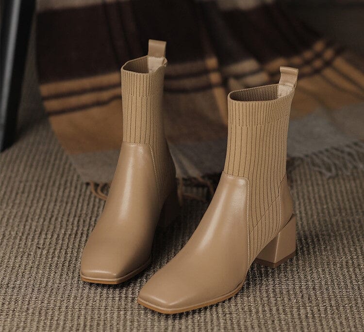 Bota Texana Feminina Cano Curto com Malha Dallas Western