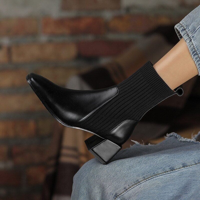 Bota Texana Feminina Cano Curto com Malha Dallas Western