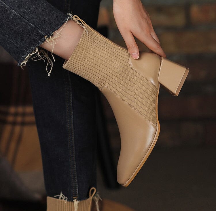Bota Texana Feminina Cano Curto com Malha Dallas Western