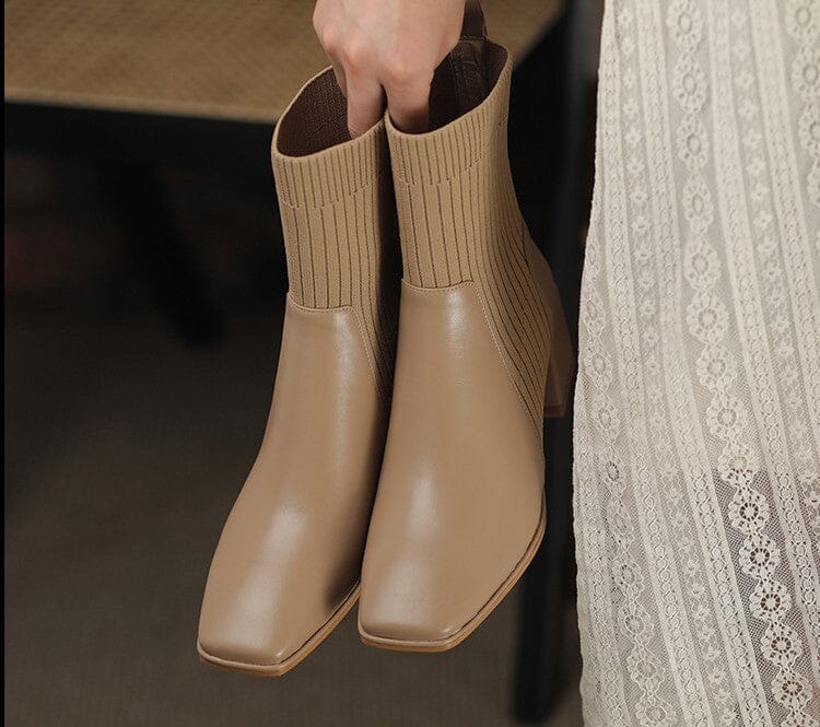 Bota Texana Feminina Cano Curto com Malha Dallas Western