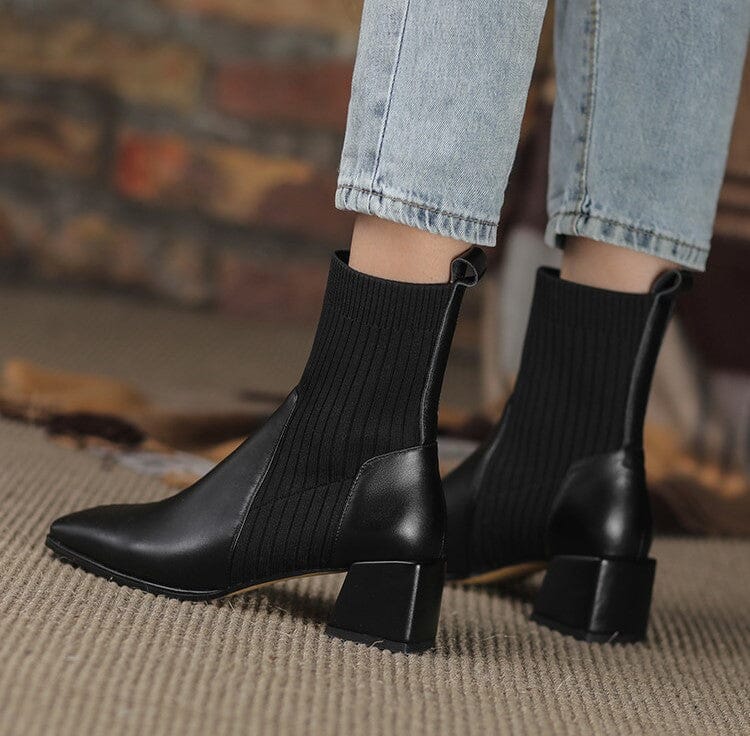 Bota Texana Feminina Cano Curto com Malha Dallas Western