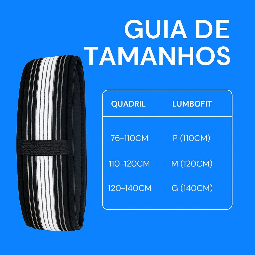 Cinto para dor nas costas - Lumbofit