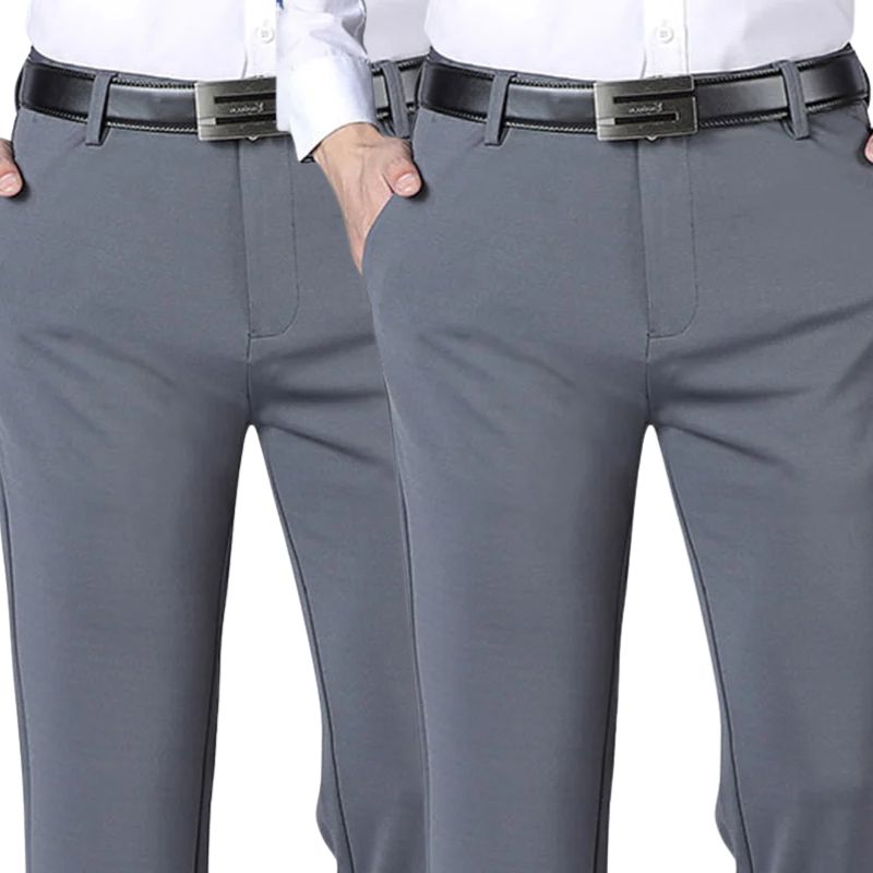 COMPRE 1 E LEVE 2 | Calça Social Clássica Alfaiataria Gentleman 2025 + Brinde Cinto Social Couro
