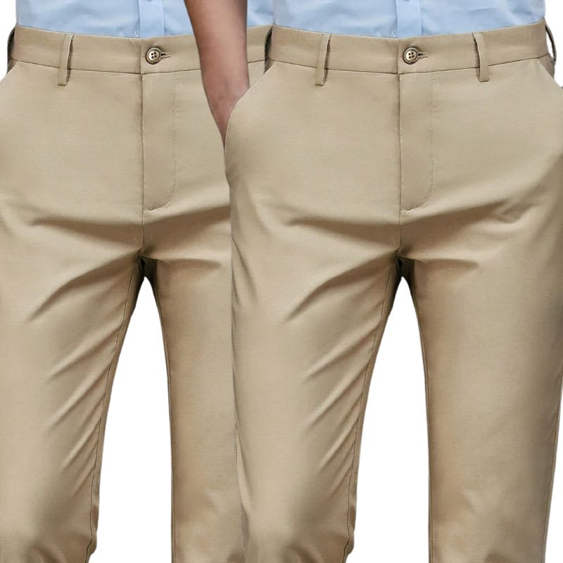 COMPRE 1 E LEVE 2 | Calça Social Clássica Alfaiataria Gentleman 2025 + Brinde Cinto Social Couro