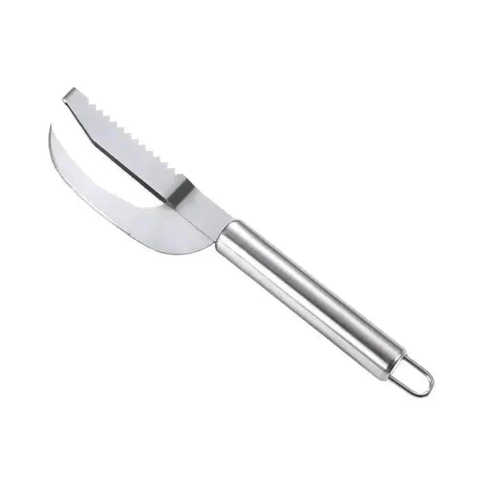FishScaler - Faca Inoxidável 3 em 1 para Limpeza de Peixe