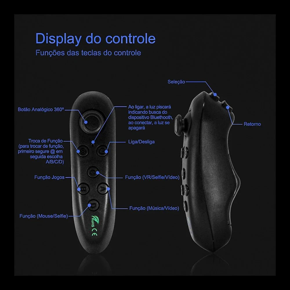 Óculos VR Realidade Virtual 3D