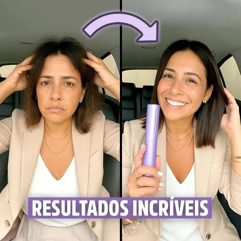 Pente Alisador de Cabelo 5 em 1 Sem Fio InfiniteGlam