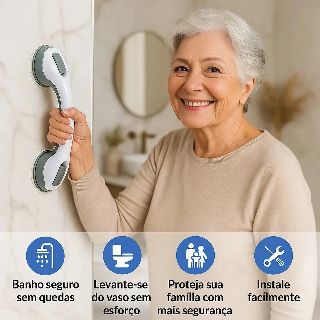 Barra de Apoio Portátil para Banheiro - SafeGrip