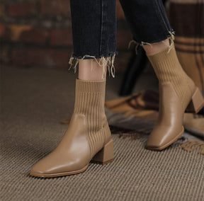 Bota Texana Feminina Cano Curto com Malha Dallas Western
