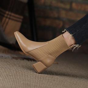 Bota Texana Feminina Cano Curto com Malha Dallas Western