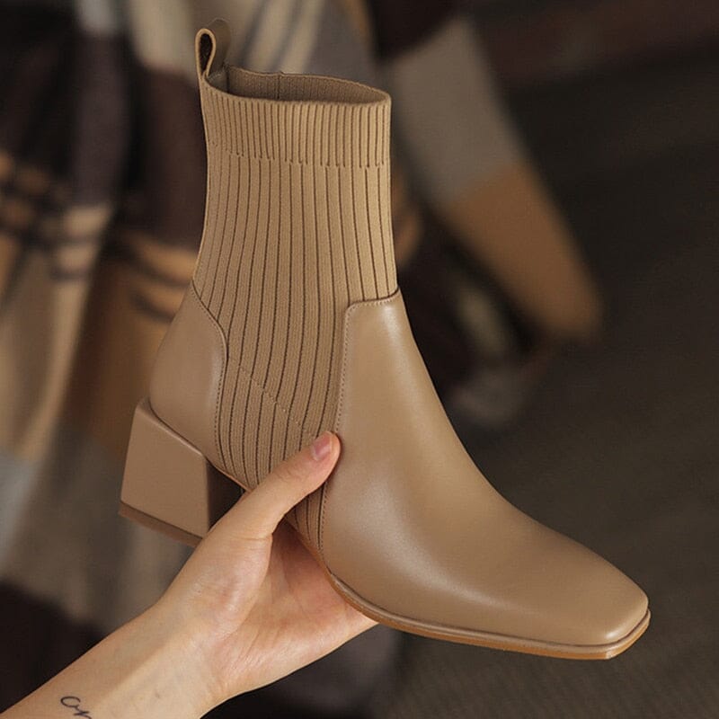 Bota Texana Feminina Cano Curto com Malha Dallas Western