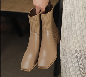 Bota Texana Feminina Cano Curto com Malha Dallas Western