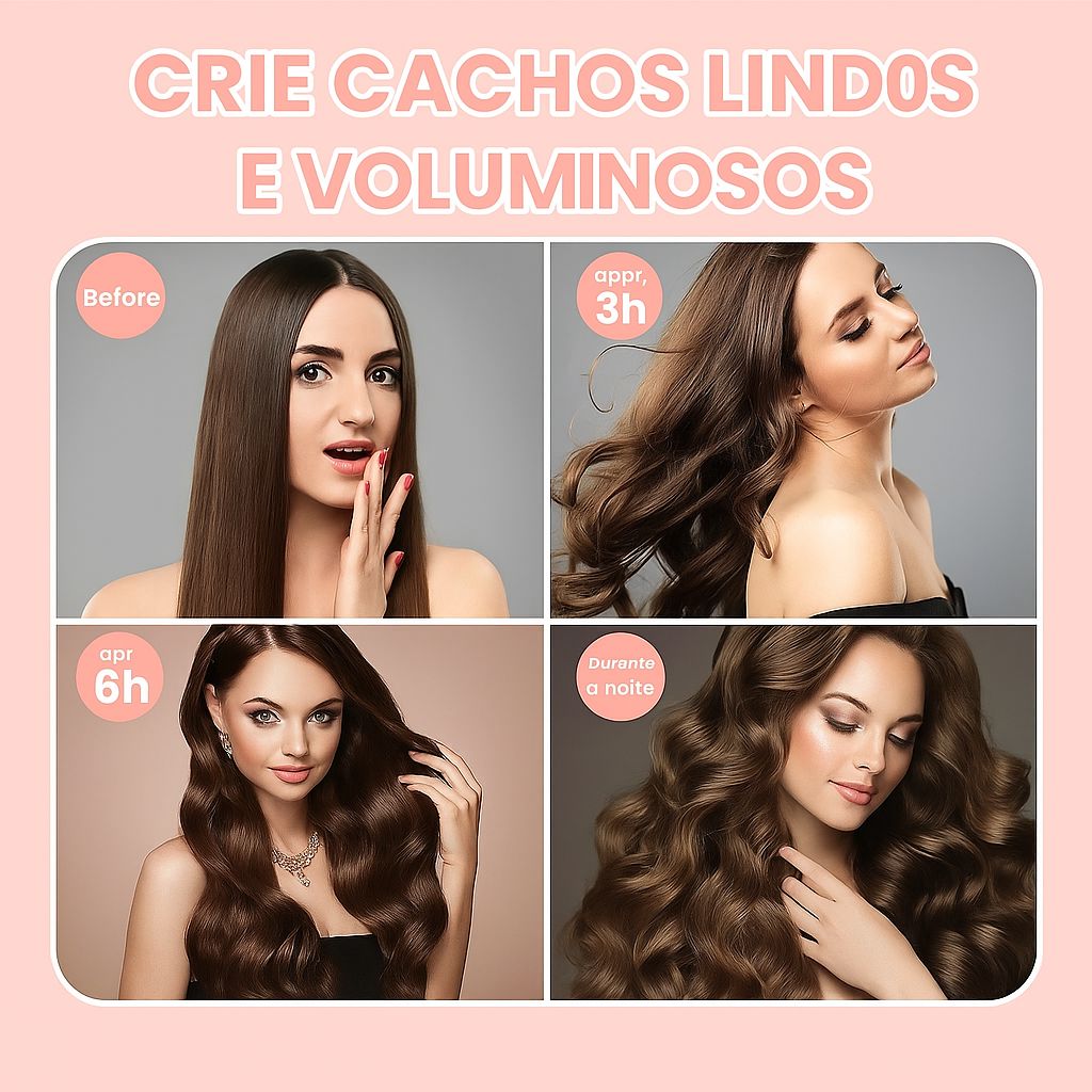 Cachos dos Sonhos™ – Modelador Sem Calor