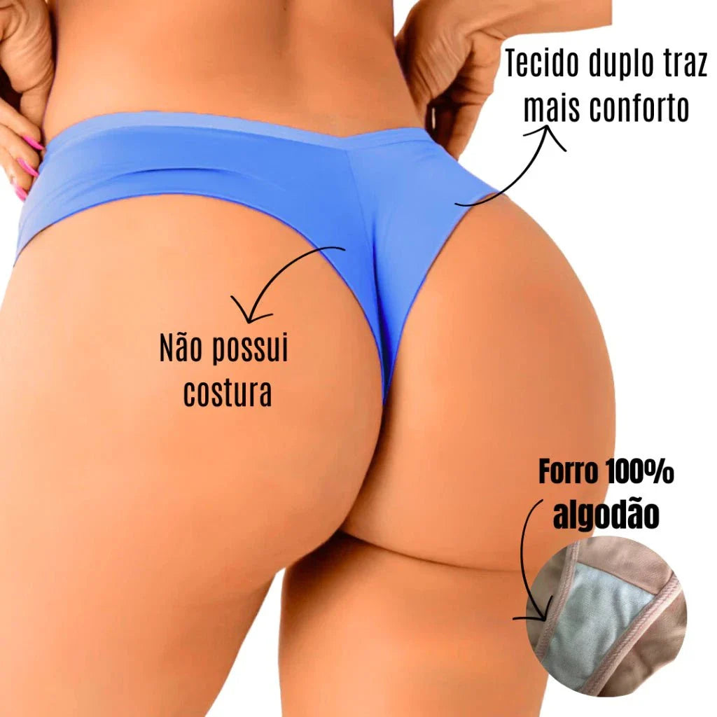 Calcinha Fio Duplo Levanta Bumbum