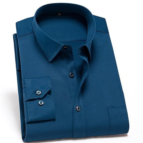 Camisa PremiumElastic™- Camisa Social Premium Elástica Masculina