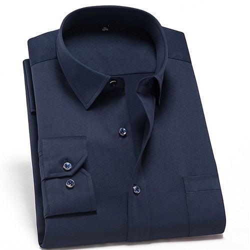 Camisa PremiumElastic™- Camisa Social Premium Elástica Masculina