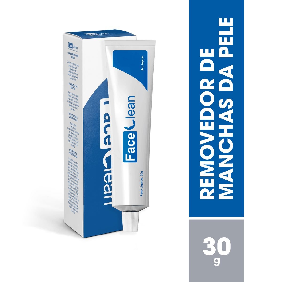 Face Clean - Creme Clareador de Pele para Manchas e Melasma