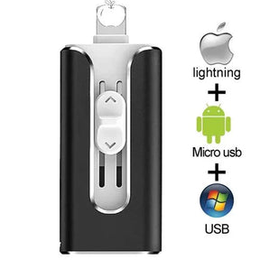 Pen Drive de Celular 4 em 1 - Multi Operacional