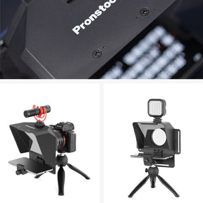 ProPrompt - Teleprompter para Smartphones e Câmera com Controle Remoto