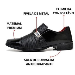 Sapato Social Masculino Verniz