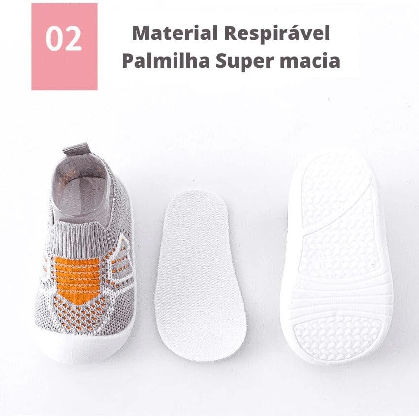 Tênis Meia Infantil Antiderrapante KickBaby