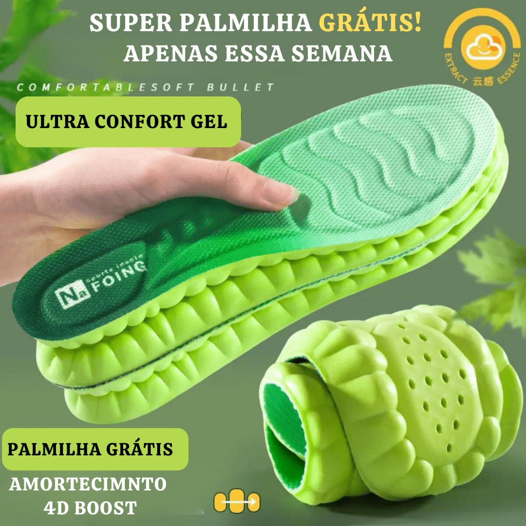 Tênis Ortopédico Anti Dor Ultra Comfort Calce Fácil + Palmilha Grátis